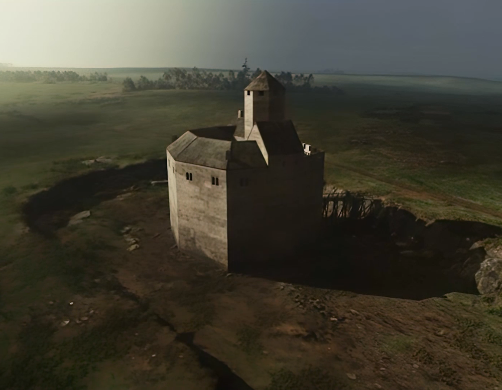 Die Holsterburg in der Totalen Die Holsterburg in der Totalen